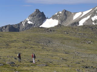 Approaching the traverse